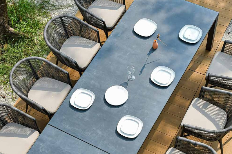 backrest Outdoor Dining Table-1