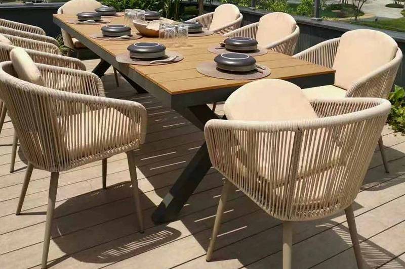 iron Outdoor Dining Table-1
