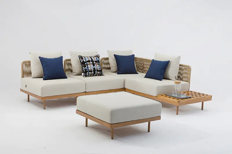 Luxury Modern Aluminum Furniture Garden Sofa Set Patio