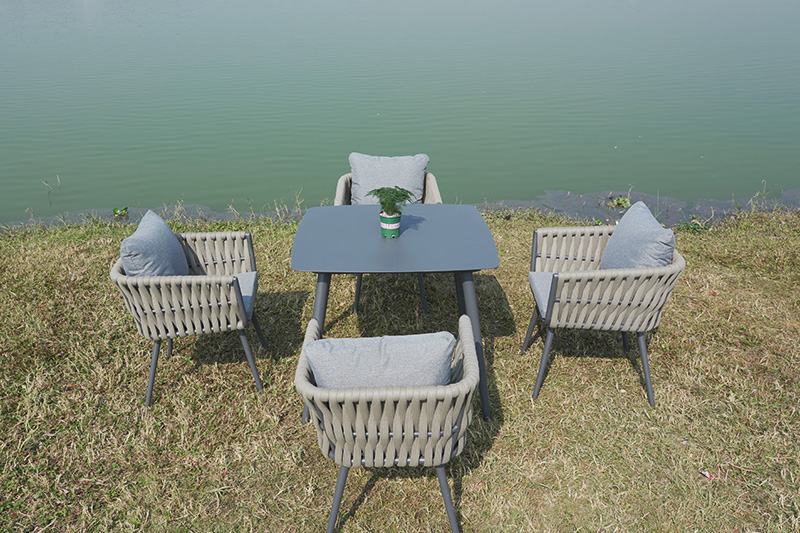 Commercial Hotel Restaurant Table And Chairs Modern Garden Furniture