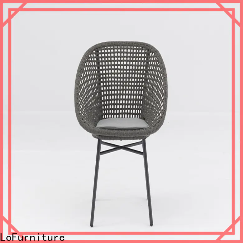 Outdoor chairs woven