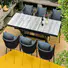 long Outdoor Dining Table